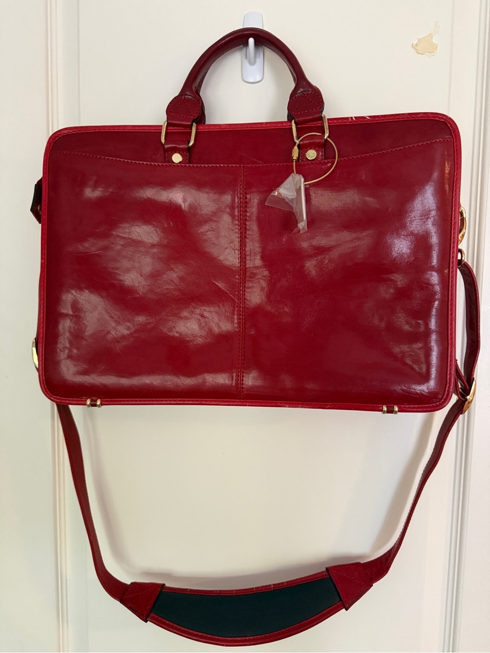 Vantaggio Vintage Italian Leather Briefcase / Laptop bag